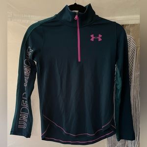 Girls under armor 1/4 zip